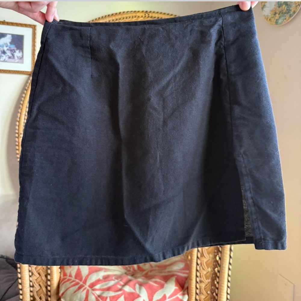 Motel Rocks Black Mini Skirt